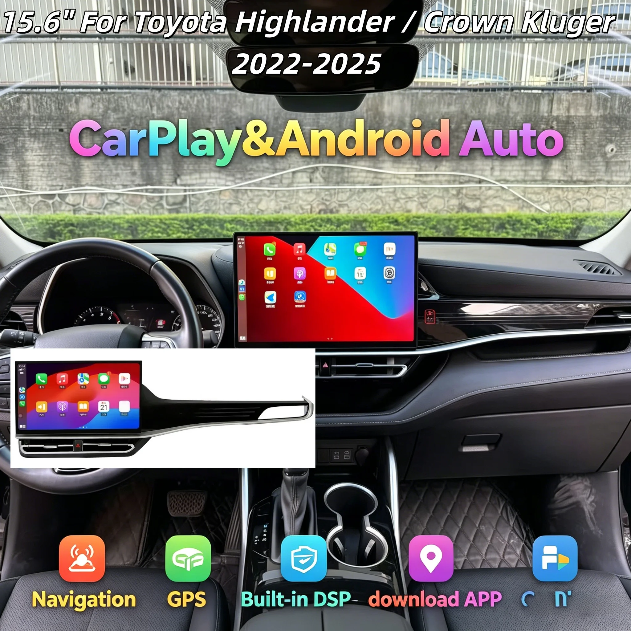 For Toyota Highlander / Crown Kluger 2022-2025 Android 13 Car Radio Multimedia Player 2 Din GPS Carplay Autoradio Stereo Head Un
For Toyota Highlander / Crown Kluger 2022-2025 Android 13 Car Radio Multimedia Player 2 Din GPS Carplay Autoradio Stereo Head Un