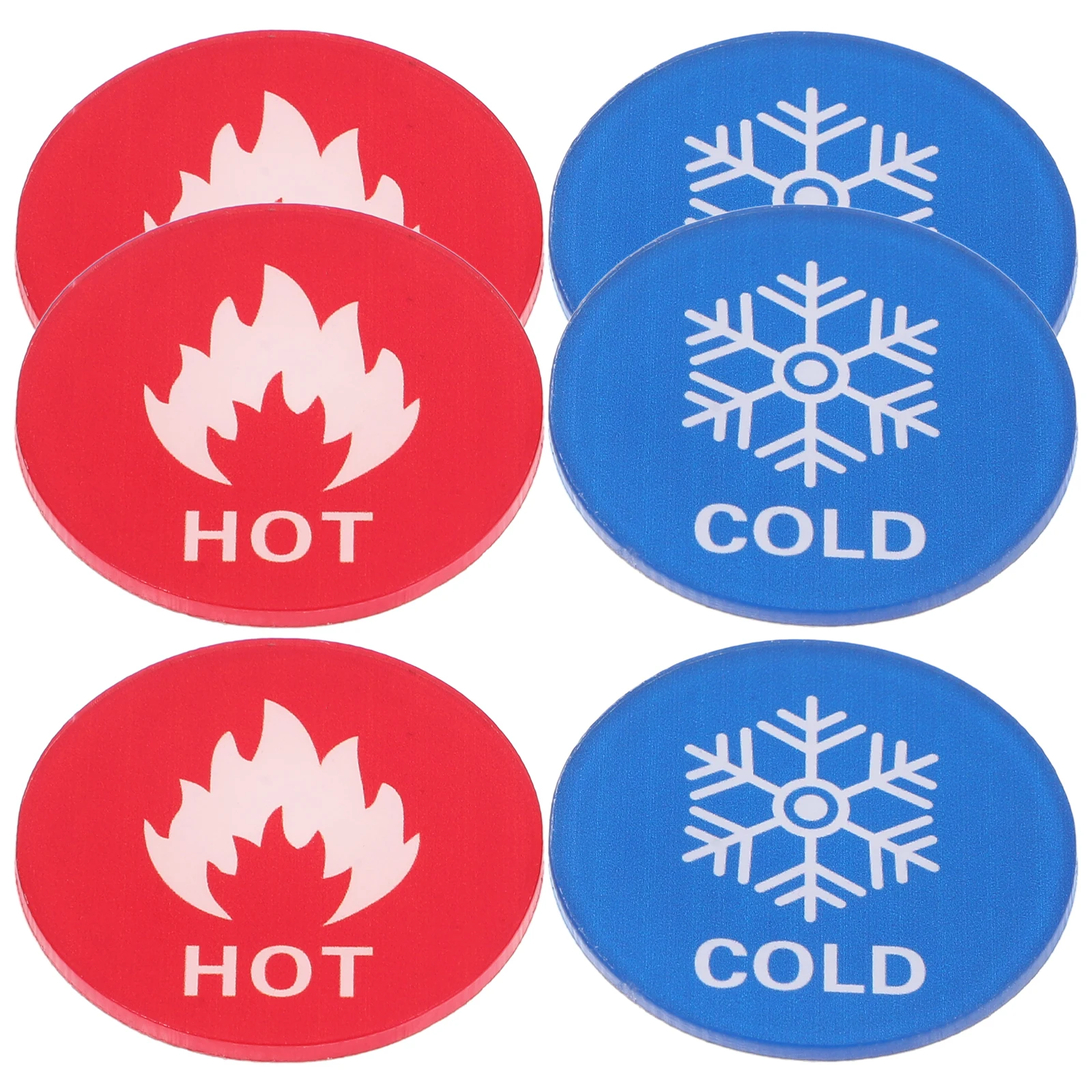 6 Pairs Cold Hot Water Signs Acrylic Material Faucet Labels for Bathroom Hotel Dormitory Clear Differentiation Stickers
6 Pairs Cold Hot Water Signs Acrylic Material Faucet Labels for Bathroom Hotel Dormitory Clear Differentiation Stickers