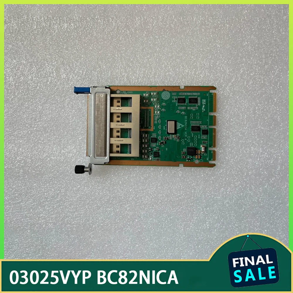 Four port TM280-10GE/25GE network card 03025VYP BC82NICA
Four port TM280-10GE/25GE network card 03025VYP BC82NICA