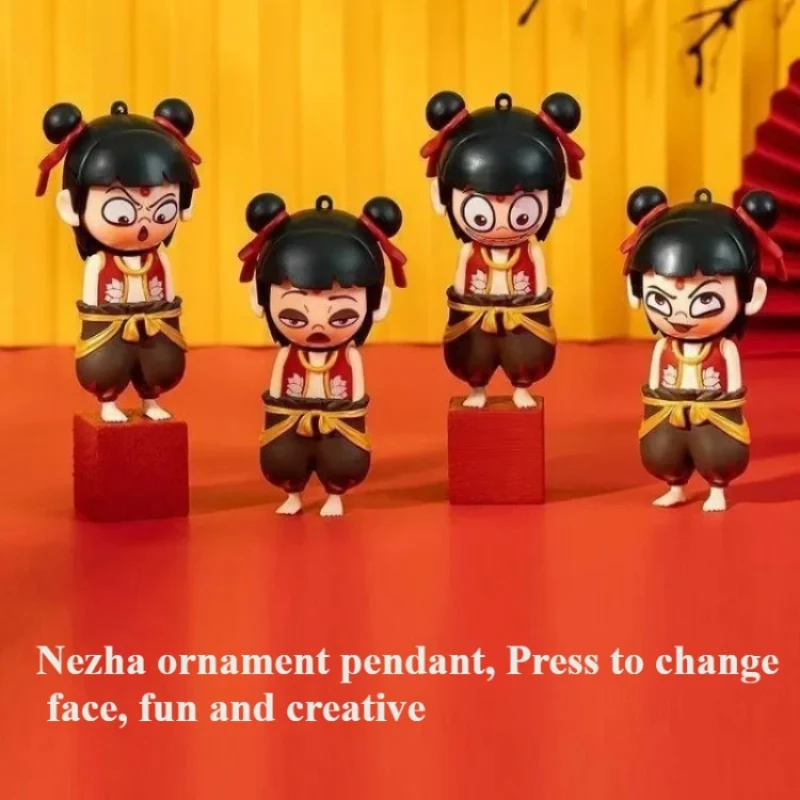 Забавная Nezha 2, сменное лицо, 4 типа, модель персонажа фильма, подвески для сумок, декоративные фигурки, подарки для друзей 
Забавная Nezha 2, сменное лицо, 4 типа, модель персонажа фильма, подвески для сумок, декоративные фигурки, подарки для друзей