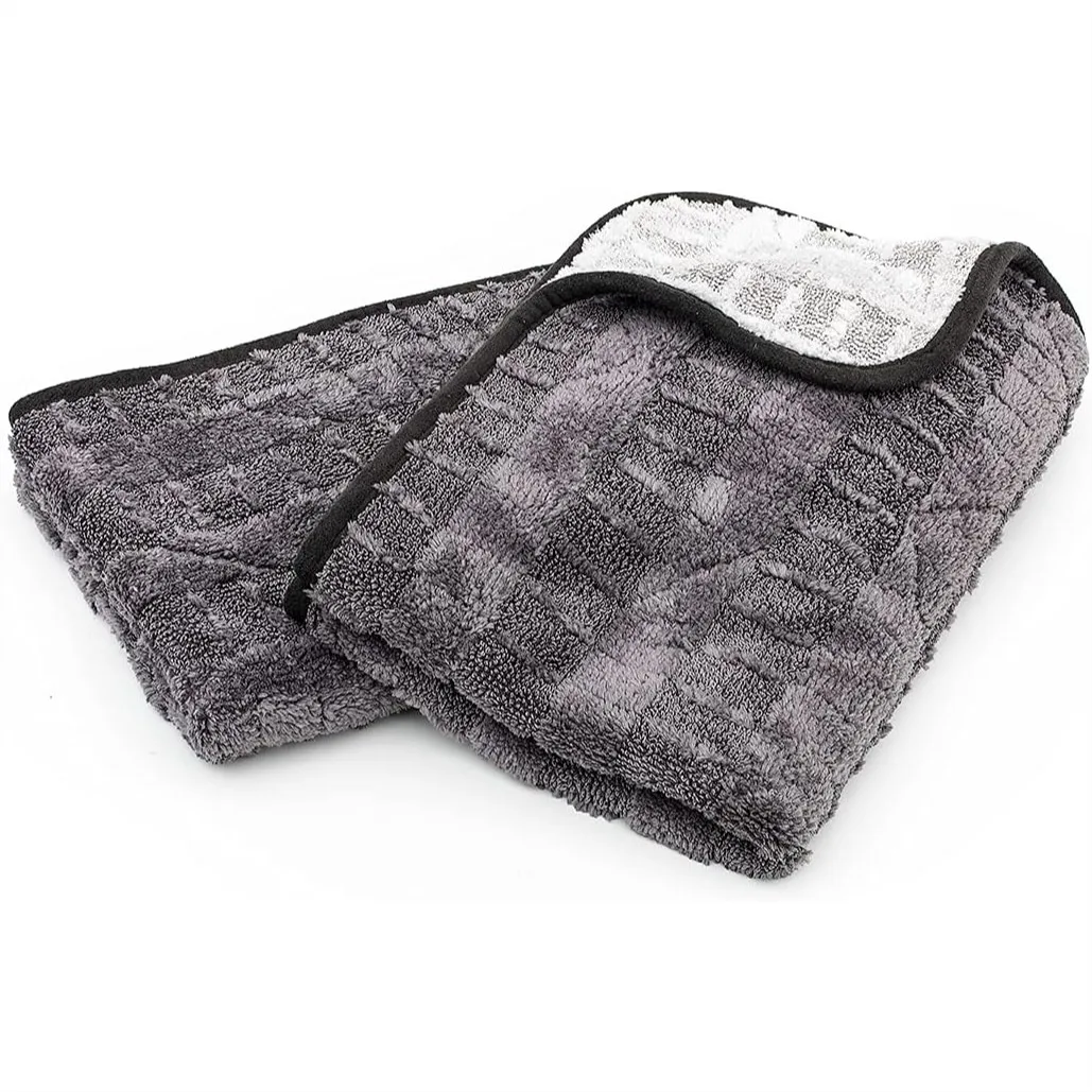 Gauntlet Car Drying Towel 2-Pack, Ultra-Absorbent 70/30 Korean Microfiber, 900 GSM, 15x24 Inches, Ice Grey/Grey
Gauntlet Car Drying Towel 2-Pack, Ultra-Absorbent 70/30 Korean Microfiber, 900 GSM, 15x24 Inches, Ice Grey/Grey