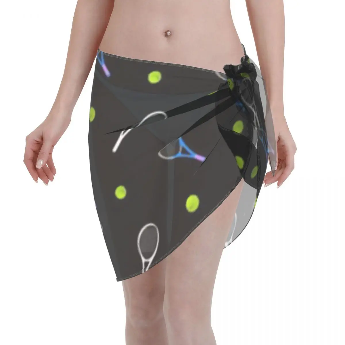 Promotion Tennis Racket And Tennis Ball Women's Beach Wrap SkirtSeaside Picnic Swim Cover Up
Promotion Tennis Racket And Tennis Ball Women's Beach Wrap SkirtSeaside Picnic Swim Cover Up