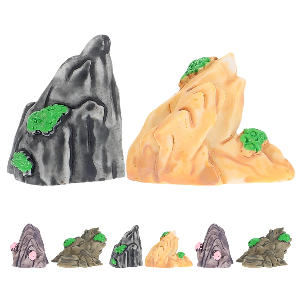 8pcs Mini Resin Rockeries Landscape naments Realistic Lightweight Home Office Garden Decor Aquarium Landscaping
8pcs Mini Resin Rockeries Landscape naments Realistic Lightweight Home Office Garden Decor Aquarium Landscaping