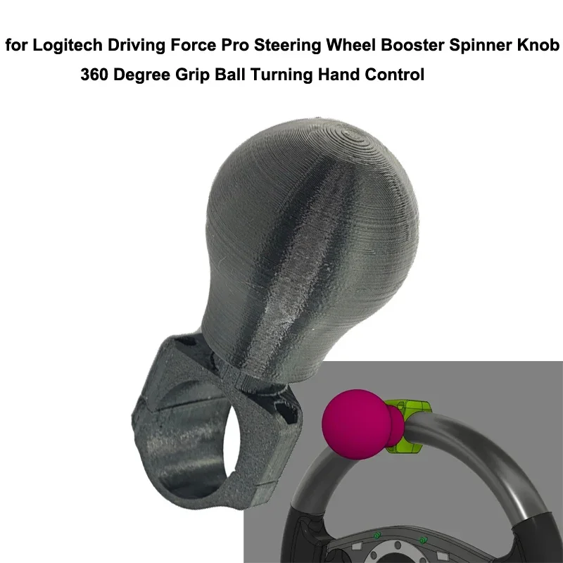 For Logitech Driving Force Pro Steering Wheel Booster 360 Degrees Spinner Knob Grip Ball
For Logitech Driving Force Pro Steering Wheel Booster 360 Degrees Spinner Knob Grip Ball