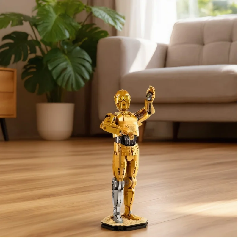 2026 New robot C-3PO UCS Interstellar Conflict Building block puzzle model, birthday party toy gift, 1138 particles
2026 New robot C-3PO UCS Interstellar Conflict Building block puzzle model, birthday party toy gift, 1138 particles