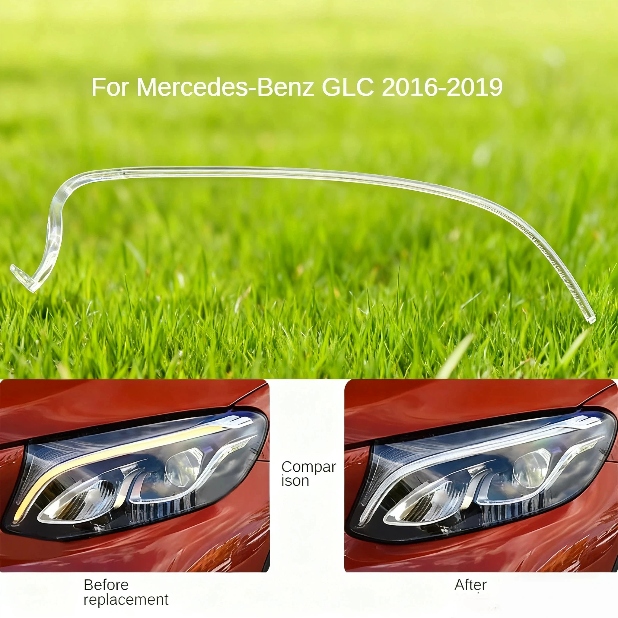 For Mercedes Benz GLC W253 2016-2019 DRL Light guide plate Light guide tube Headlight Daytime Running Light Guide Angel Eye
For Mercedes Benz GLC W253 2016-2019 DRL Light guide plate Light guide tube Headlight Daytime Running Light Guide Angel Eye