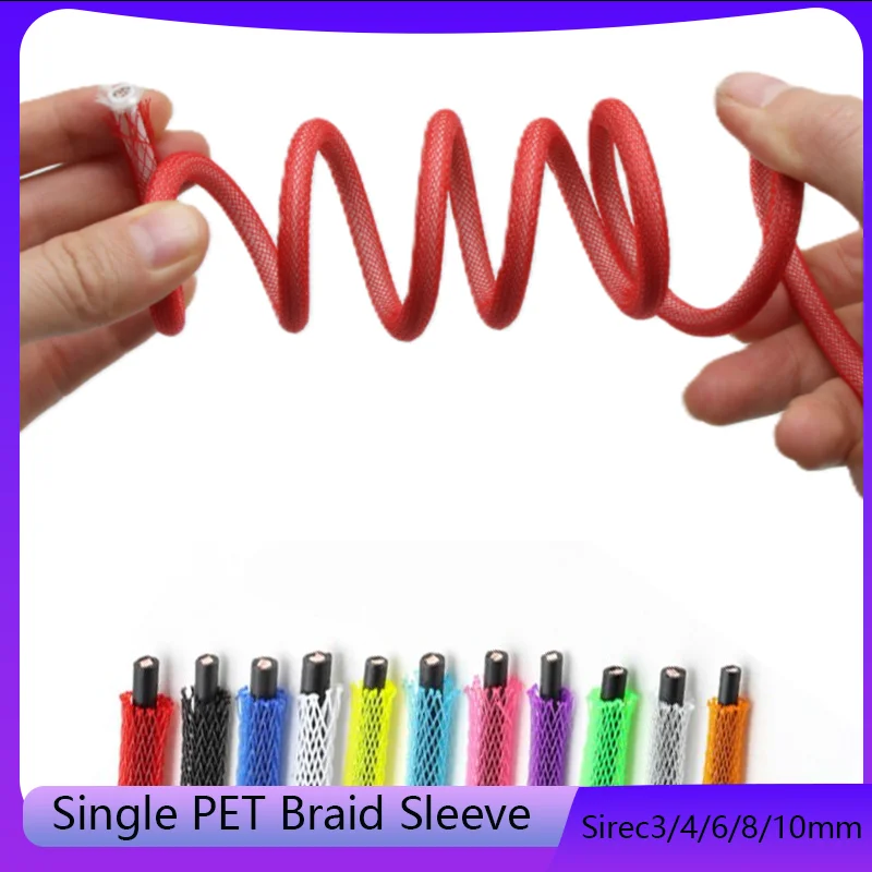 Braided Cable Sleeve Single PET Expandable Nylon USB Data Keyboard Cable Sheath Protector Wire Wrap 5~20 meters
Braided Cable Sleeve Single PET Expandable Nylon USB Data Keyboard Cable Sheath Protector Wire Wrap 5~20 meters