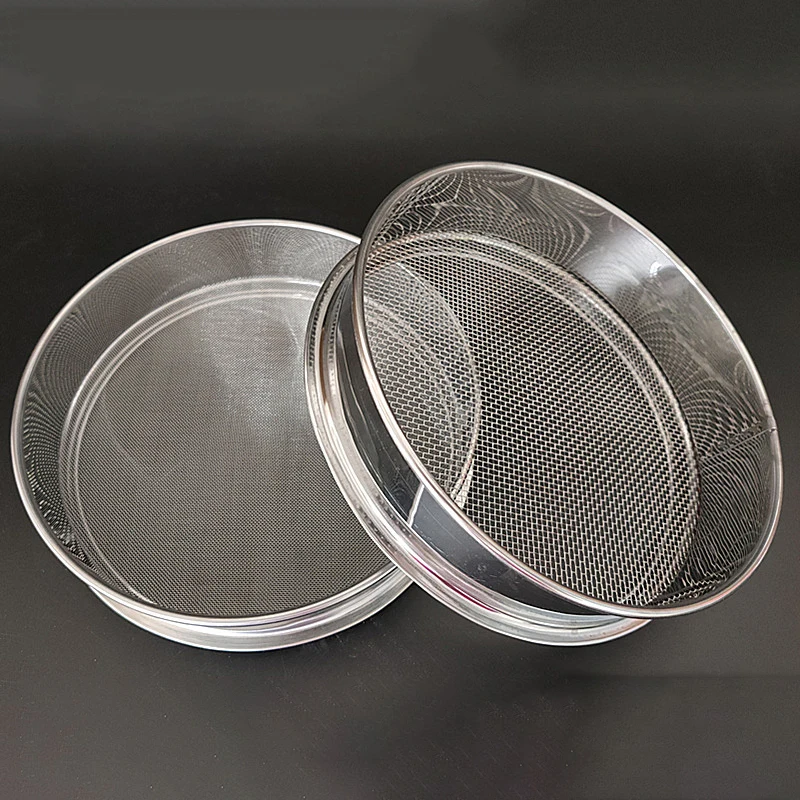 4-400 Mesh Stainless Steel Standard Test Sieve Dia 20cm Sampling Flour Sieve with Double-layer Punching Frame
4-400 Mesh Stainless Steel Standard Test Sieve Dia 20cm Sampling Flour Sieve with Double-layer Punching Frame