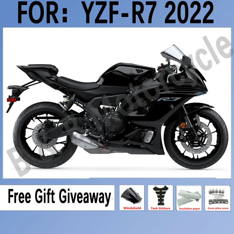 New ABS Motorcycle Fairings Kit Fit for YAMAHA YZF-R7 2022 R7 2022 Bodywork Fairings Set Black
New ABS Motorcycle Fairings Kit Fit for YAMAHA YZF-R7 2022 R7 2022 Bodywork Fairings Set Black