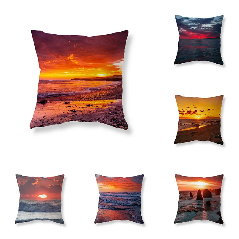 Sunset Dusk Sea View Pillow Cover Sofa Car Decoration Room Bedside Chair Cushion Home
Sunset Dusk Sea View Pillow Cover Sofa Car Decoration Room Bedside Chair Cushion Home