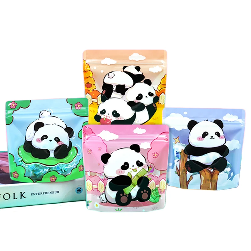 50pcs Cute Panda Pattern Cookie Candy Plastic Zipper Bags Handmade Snack Packaging Bags for Kids Birthday Christmas Party Gifts
50pcs Cute Panda Pattern Cookie Candy Plastic Zipper Bags Handmade Snack Packaging Bags for Kids Birthday Christmas Party Gifts
