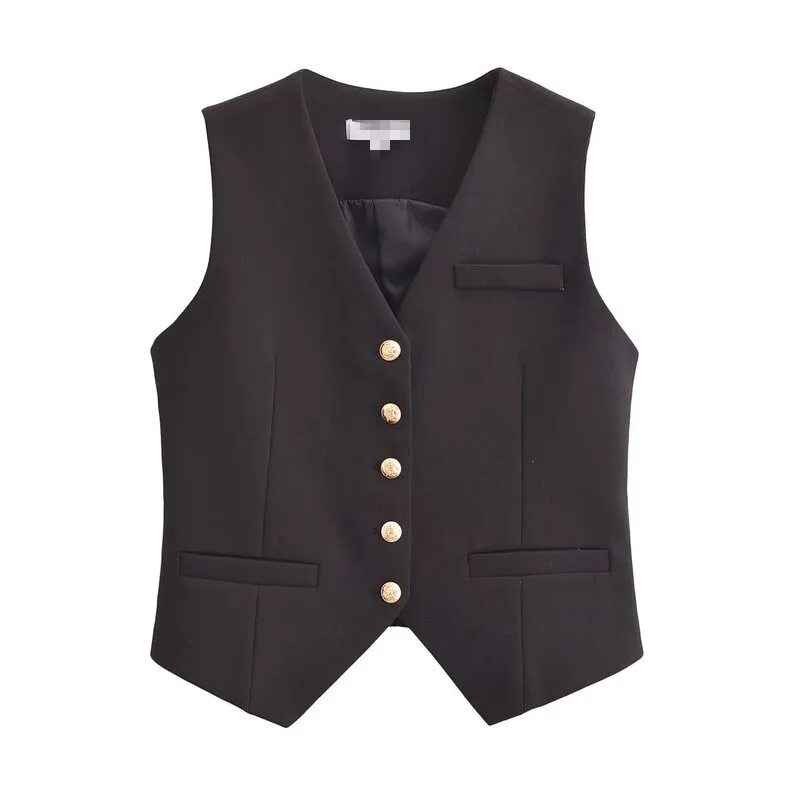 Faionable Svel V-Ne Vest Outerwear 2025 Spring Summer New Arrival Women's Clothing Slimming Versatile Commute Ready
Faionable Svel V-Ne Vest Outerwear 2025 Spring Summer New Arrival Women's Clothing Slimming Versatile Commute Ready