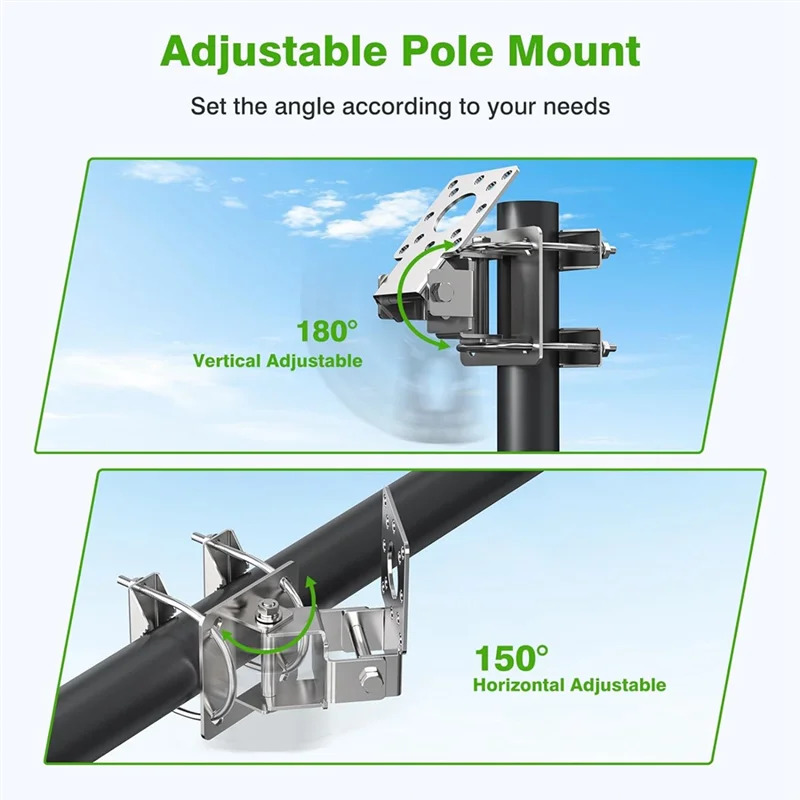 J1UL1N 2 шт. универсальные настенные/полюсные монтажные кронштейны с U-образным болтом, L монтажный комплект, аппаратные аксессуары для улицы
J1UL1N 2 шт. универсальные настенные/полюсные монтажные кронштейны с U-образным болтом, L монтажный комплект, аппаратные аксессуары для улицы