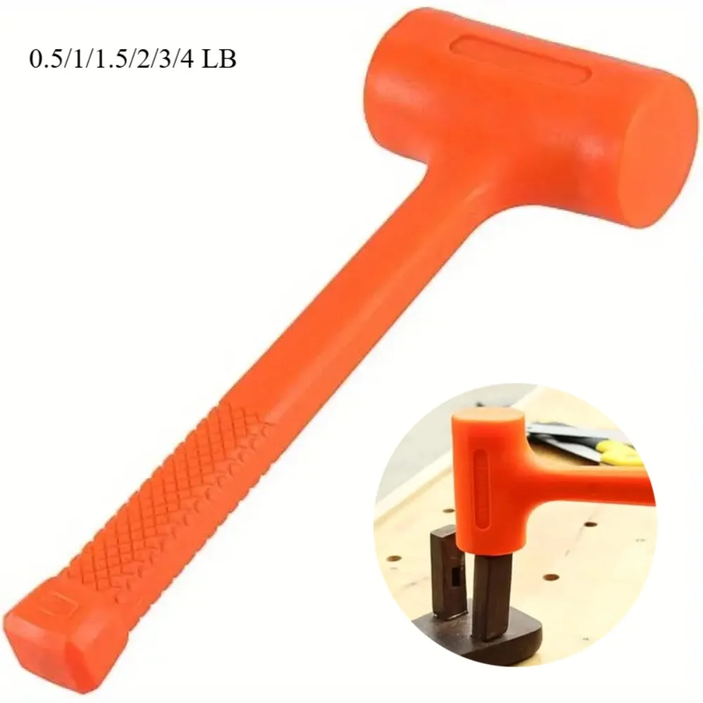0.5-4LB Dead Blow Mallet Orange Soft Silent Rubber Hammer for Wood Flooring No Elasticity
0.5-4LB Dead Blow Mallet Orange Soft Silent Rubber Hammer for Wood Flooring No Elasticity