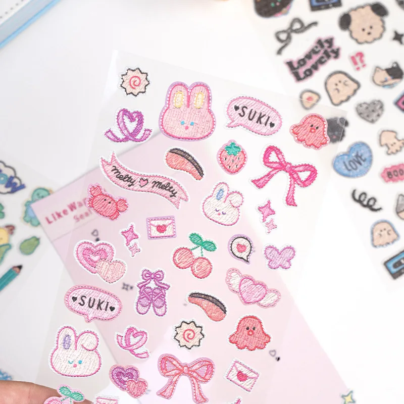 Cute Japanese Embossed Flat Stickers Cartoon Students Decals DIY Decor for Journal Phone Tablet Camera
Cute Japanese Embossed Flat Stickers Cartoon Students Decals DIY Decor for Journal Phone Tablet Camera