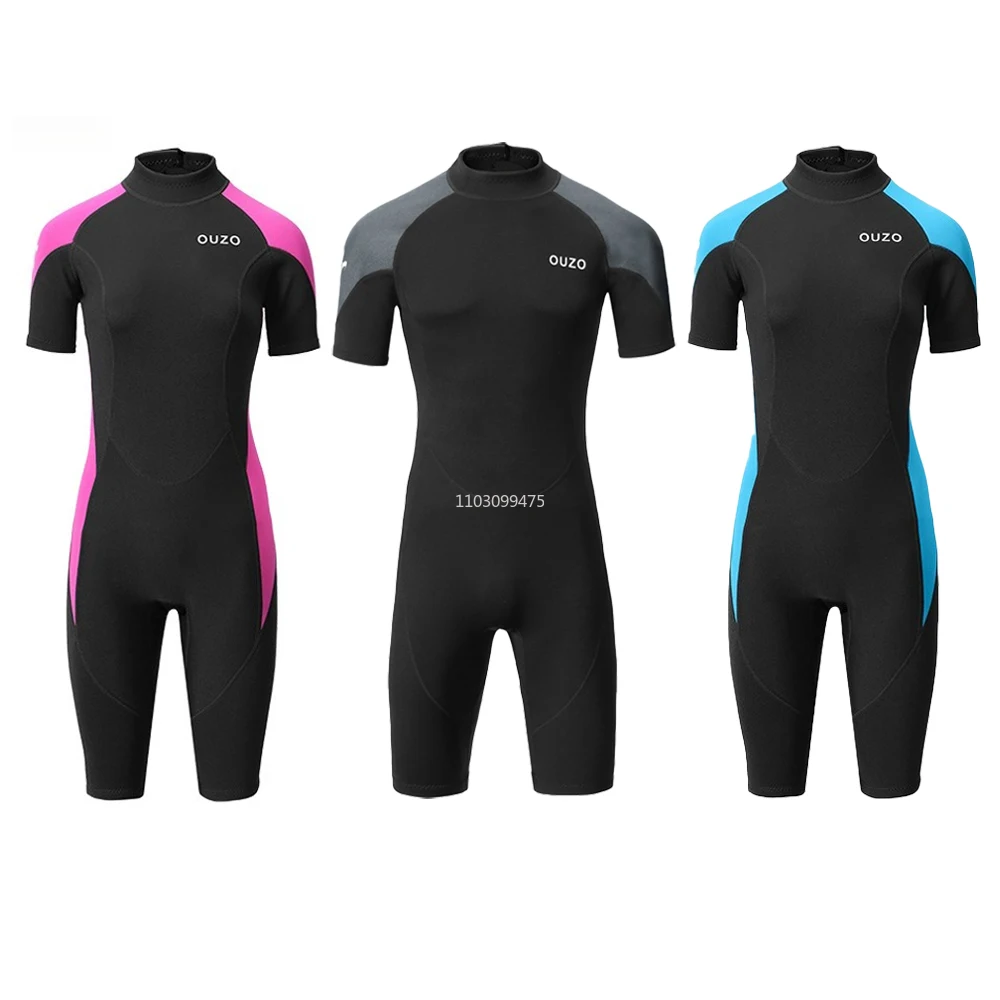 Men Wetsuit 1.5mm Neopreno Wet Suits Women Short Sleeves Back Zip High Elasticity Surf Suits Scuba Diving Canoeing Floatsuit
Men Wetsuit 1.5mm Neopreno Wet Suits Women Short Sleeves Back Zip High Elasticity Surf Suits Scuba Diving Canoeing Floatsuit