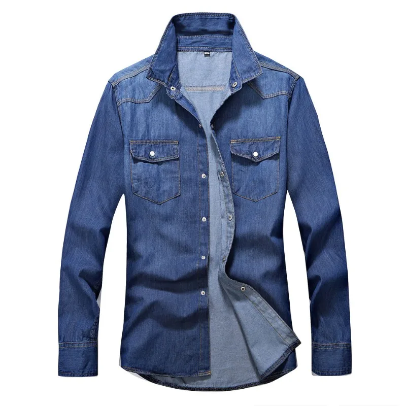 2024 Spring New Men's Shirts Korean Cotton Men's Slim Fit Denim Long Sleeved Shirts Fashion Trend
2024 Spring New Men's Shirts Korean Cotton Men's Slim Fit Denim Long Sleeved Shirts Fashion Trend