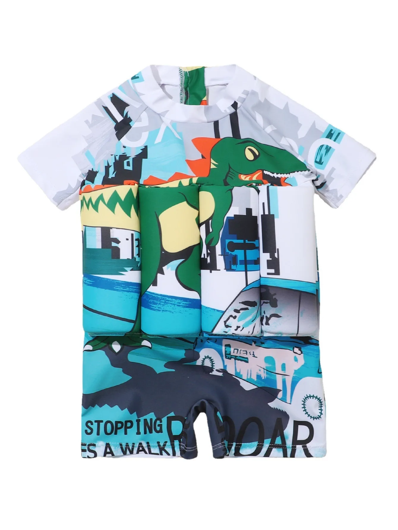 Kids' Buoyancy Swimsuit, Short-Sleeve One-Piece for Boys & Girls, Slim Fit with Zipper, Easy On/Off, Removable Adjustable Float
Kids' Buoyancy Swimsuit, Short-Sleeve One-Piece for Boys & Girls, Slim Fit with Zipper, Easy On/Off, Removable Adjustable Float