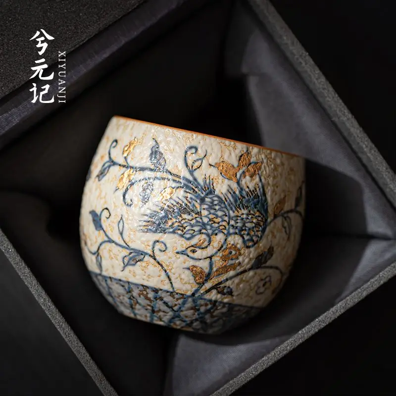 Xiyuanji Hand-Painted Blue And White Firestone Arhat High-End Tea Host Household Ceramic Tasting Single Cup
Xiyuanji Hand-Painted Blue And White Firestone Arhat High-End Tea Host Household Ceramic Tasting Single Cup