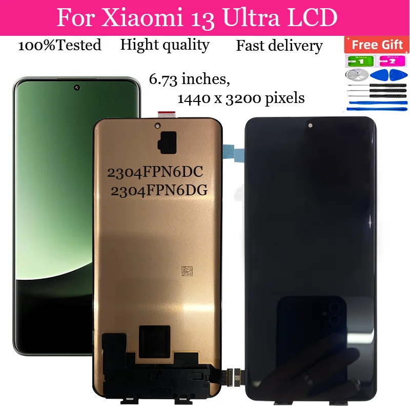 6.73 inches Original For Xiaomi 13 Ultra LCD Display Screen Touch Panel Digitizer For Xiaomi 13 Ultra Screen
6.73 inches Original For Xiaomi 13 Ultra LCD Display Screen Touch Panel Digitizer For Xiaomi 13 Ultra Screen