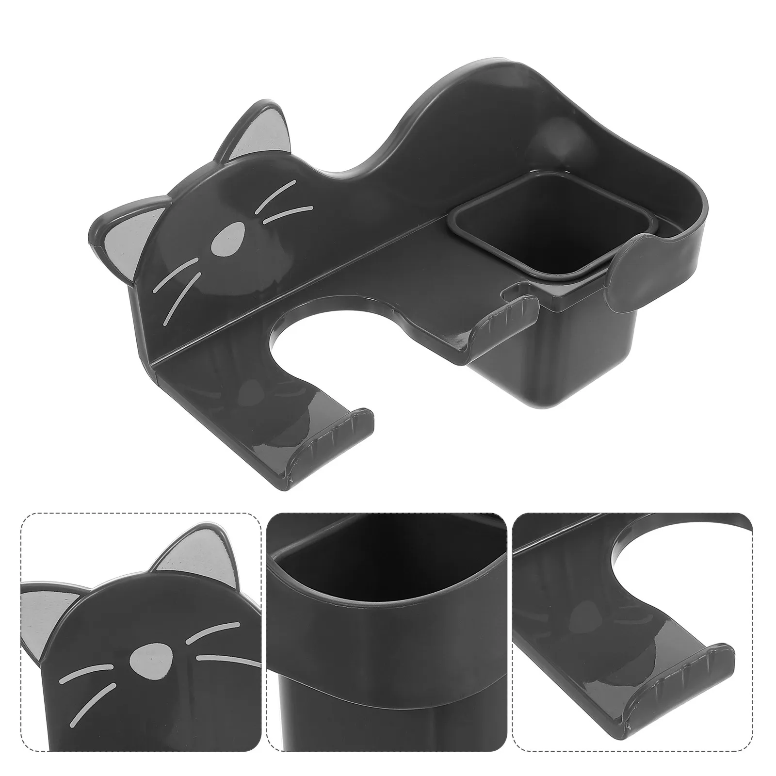 Wall Mounted Hair Dryer Holder Cat Design Multi Storage Compartments Bathroom Organizer Hair Tool Stand Bathroom Organizer
Wall Mounted Hair Dryer Holder Cat Design Multi Storage Compartments Bathroom Organizer Hair Tool Stand Bathroom Organizer