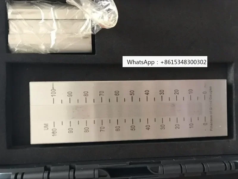 Single Groove Fineness gauge, grindometer,fineness meter 0-100 um
Single Groove Fineness gauge, grindometer,fineness meter 0-100 um