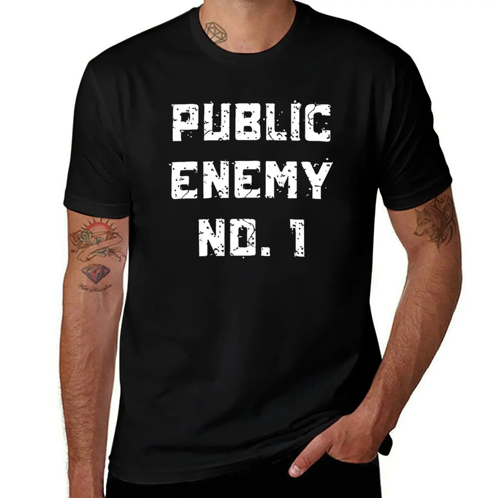 Vintage Public Enemy Number 1 Typography T-Shirt funny t shirts cotton printed t shirts for man T-shirt
Vintage Public Enemy Number 1 Typography T-Shirt funny t shirts cotton printed t shirts for man T-shirt