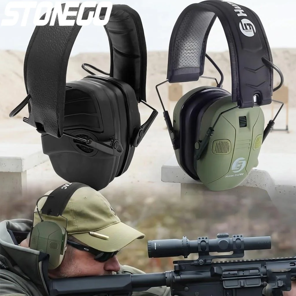 Foldable Electronic Noise Cancelling Ear Muffs Tactical Safety Hearing Protection for Shooting Hunting Work
Foldable Electronic Noise Cancelling Ear Muffs Tactical Safety Hearing Protection for Shooting Hunting Work