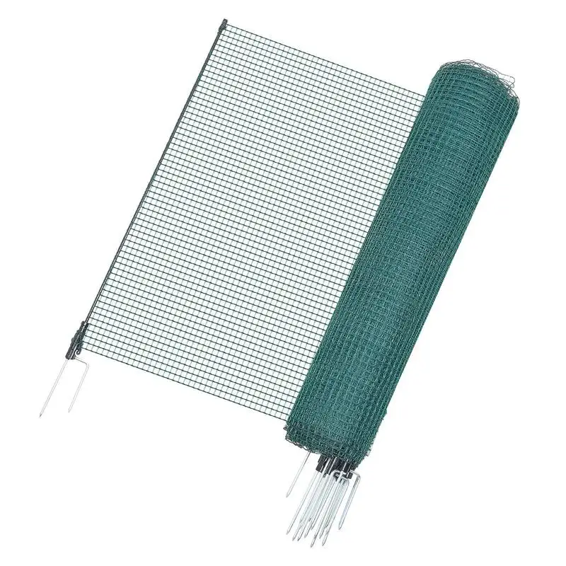 Temporary Fence with Posts, 3 x 98.4 FT Plastic Mesh Fencing, Garden Safety Fences Netting with Double-Spike Stakes & Guy Ropes, Temporary Fence for Dogs, Chickens, Plants, Outdoor Yards
Temporary Fence with Posts, 3 x 98.4 FT Plastic Mesh Fencing, Garden Safety Fences Netting with Double-Spike Stakes & Guy Ropes, Temporary Fence for Dogs, Chickens, Plants, Outdoor Yards