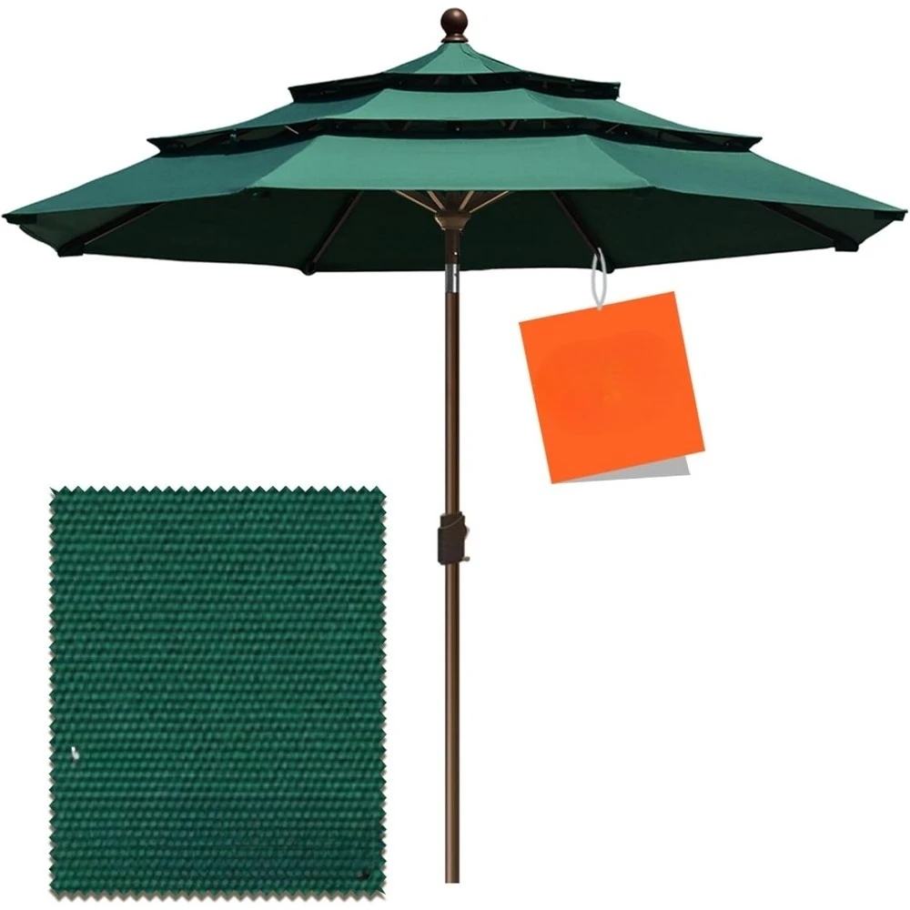 9Ft 3 Tiers Market Umbrella, Patio Outdoor Table Umbrella with Ventilation, UV protection 3 layer windproof sunshade umbrella
9Ft 3 Tiers Market Umbrella, Patio Outdoor Table Umbrella with Ventilation, UV protection 3 layer windproof sunshade umbrella