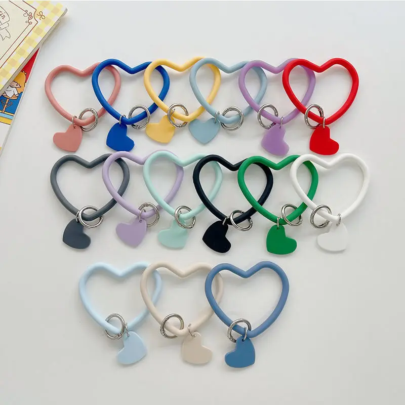 Anti-Lost Love Heart Keychain Mobile Phone Strap Ring Pendant Phone Hanging Lanyard Soft Silicone Wristband Bracelet Accessories
Anti-Lost Love Heart Keychain Mobile Phone Strap Ring Pendant Phone Hanging Lanyard Soft Silicone Wristband Bracelet Accessories