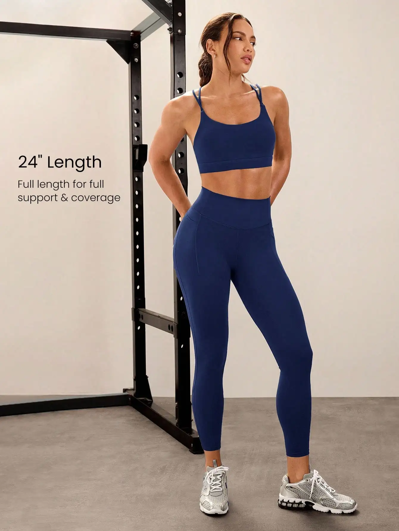 24 Inch High Waist Butt Lifting Leggings Sweat Wicking 4 Way Stretch Workout Running Yoga Pants
24 Inch High Waist Butt Lifting Leggings Sweat Wicking 4 Way Stretch Workout Running Yoga Pants