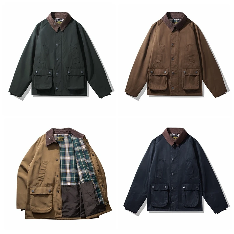 Классическая куртка Briti Sle Oil Wax Jaet для мужчин и женщин, повседневное пальто в стиле ретро, ветрозащитное, водонепроницаемое, из смесовой ткани полиэстер-хлопок
Классическая куртка Briti Sle Oil Wax Jaet для мужчин и женщин, повседневное пальто в стиле ретро, ветрозащитное, водонепроницаемое, из смесовой ткани полиэстер-хлопок