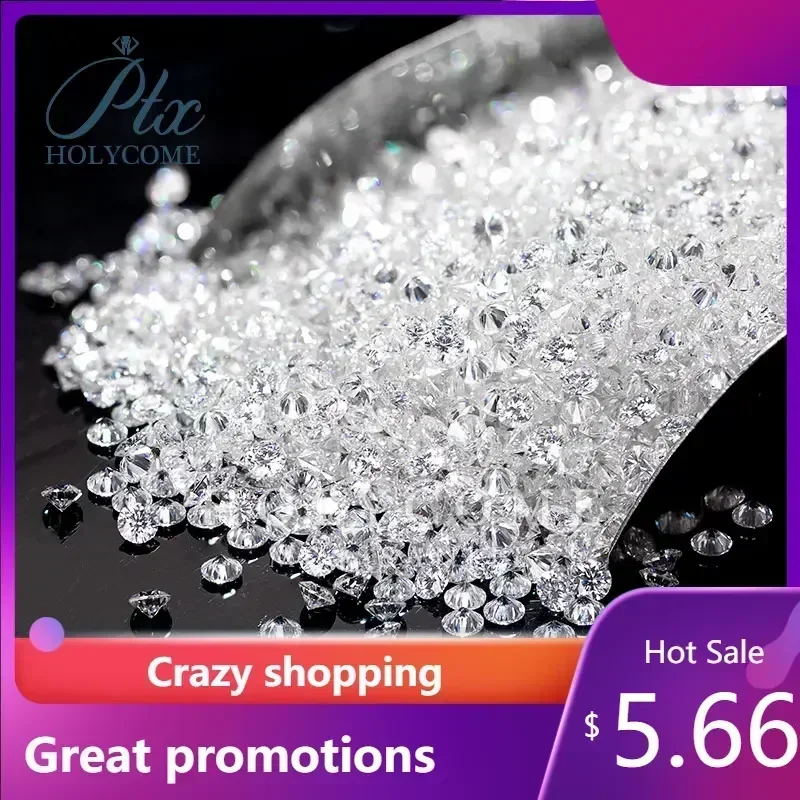 Ptx Wholesale Prices Top Full Size 0.7-2.9mm VVS1 Moissanite Diamond Round Loose Gemstones Melee Beads for Jewelry Charms Beads
Ptx Wholesale Prices Top Full Size 0.7-2.9mm VVS1 Moissanite Diamond Round Loose Gemstones Melee Beads for Jewelry Charms Beads