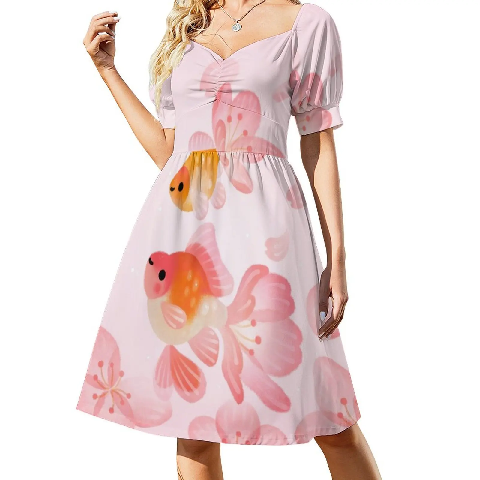 Cherry blossom goldfish 1 Dress women's clothing trend 2024 long dress women summer prom dresses
Cherry blossom goldfish 1 Dress women's clothing trend 2024 long dress women summer prom dresses