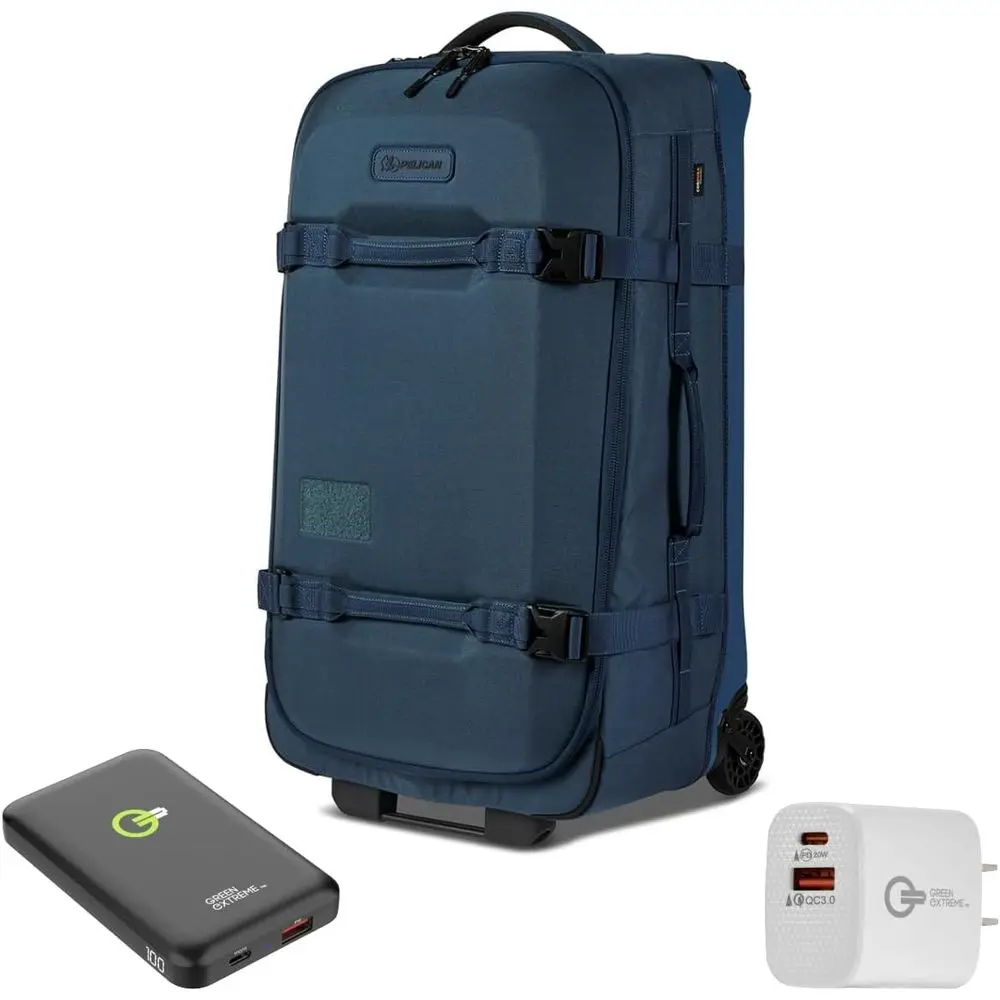 32 Rolling Hybrid Suitcase - Check-In and Carry-On Luggage with Wheels
32 Rolling Hybrid Suitcase - Check-In and Carry-On Luggage with Wheels