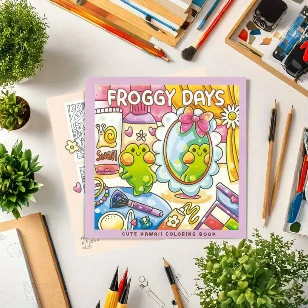 Froggy Days Cartoon Coloring Book Fuzzy Tales Early Education Graffiti Copy Sketch Book Enlightenment Doodling
Froggy Days Cartoon Coloring Book Fuzzy Tales Early Education Graffiti Copy Sketch Book Enlightenment Doodling