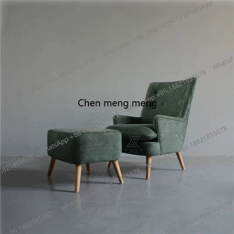 Nordic velvet dark green single fabric sofa leisure sofa stool
Nordic velvet dark green single fabric sofa leisure sofa stool