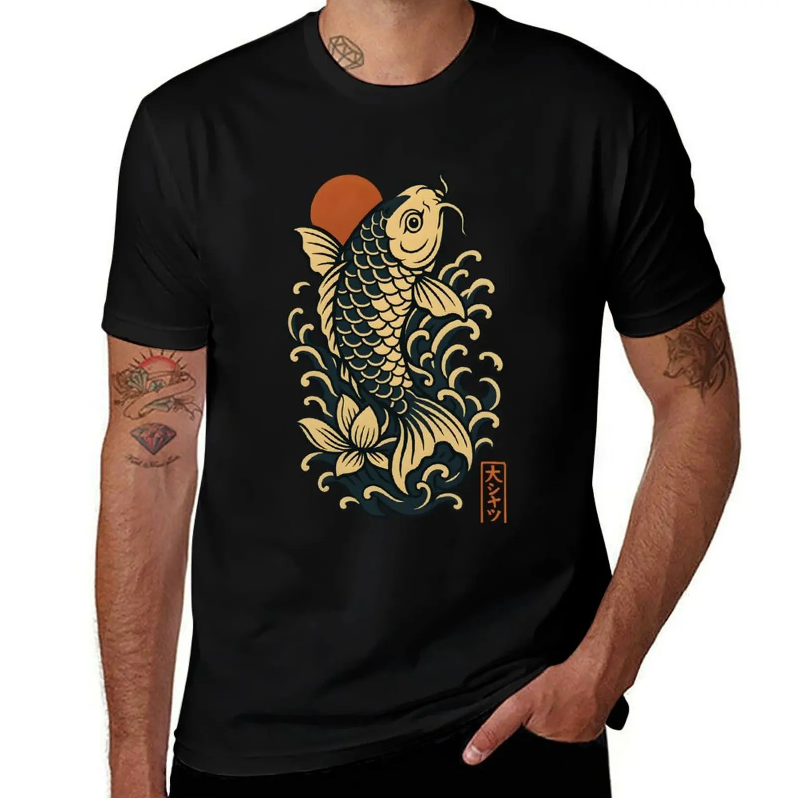 Koi of the Rising Sun T-Shirt summer 2025 cotton graphic tees boys animal print croswit shirt man funny t shirts for men
Koi of the Rising Sun T-Shirt summer 2025 cotton graphic tees boys animal print croswit shirt man funny t shirts for men