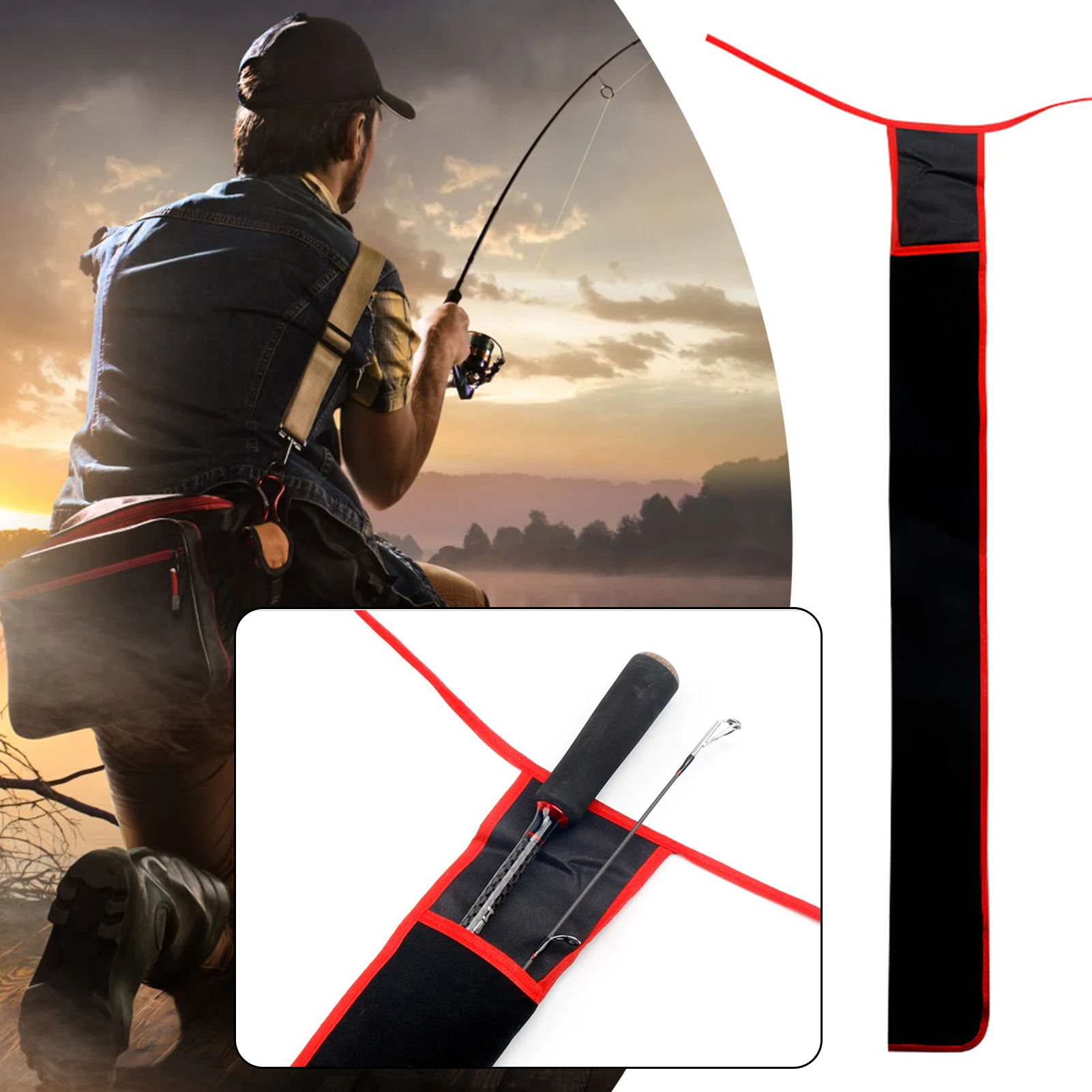 120cm Fishing Rod Storage Bag Extended Velvet Fishing Rod Protective Cover Portable Sea Pole Storage Bag Outdoor Fishing Tools
120cm Fishing Rod Storage Bag Extended Velvet Fishing Rod Protective Cover Portable Sea Pole Storage Bag Outdoor Fishing Tools