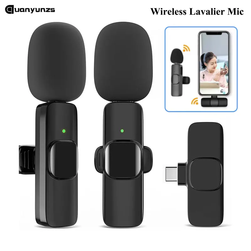 2.4G Wireless Lavalier Microphone Noise Cancelling Audio Video Recording for iPhone/iPad/Android/Xiaomi/Samsung Live Game Mic
2.4G Wireless Lavalier Microphone Noise Cancelling Audio Video Recording for iPhone/iPad/Android/Xiaomi/Samsung Live Game Mic
