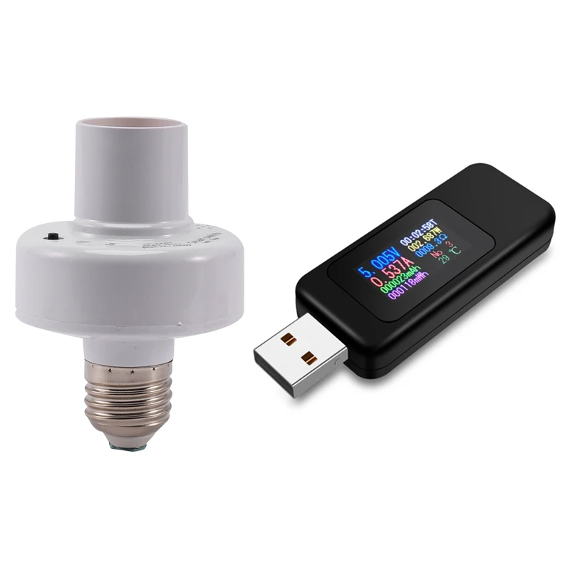 Wi-Fi умная лампочка адаптер держатель лампы Основание AC Smart Life/Tuya беспроводной с USB цифровой дисплей Вольтметр
Wi-Fi умная лампочка адаптер держатель лампы Основание AC Smart Life/Tuya беспроводной с USB цифровой дисплей Вольтметр