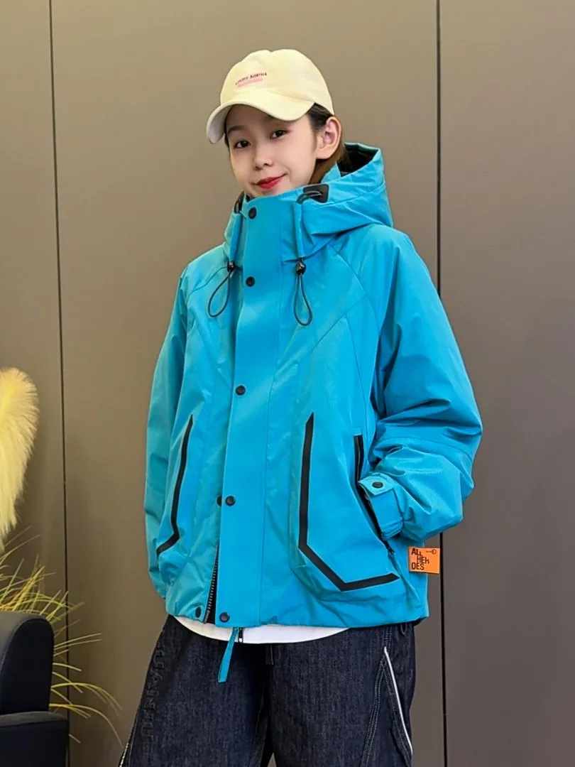 Thiened Winter down Jaet Hooded Workwear Sle Men's Warmth Du Feather Coat ex Couples Outerwear Polyester Fabric
Thiened Winter down Jaet Hooded Workwear Sle Men's Warmth Du Feather Coat ex Couples Outerwear Polyester Fabric