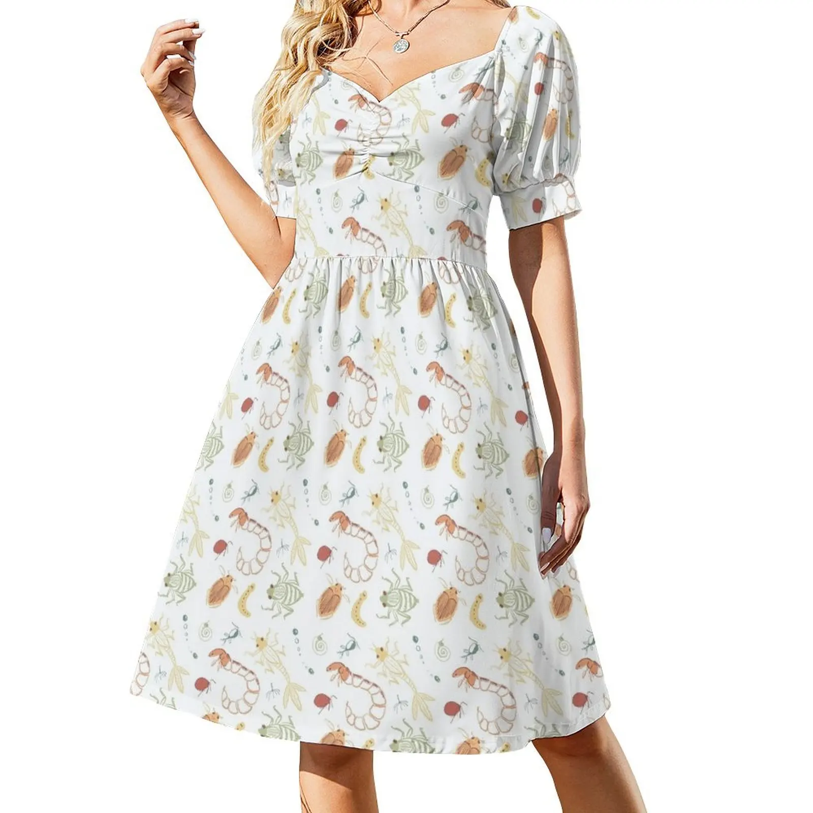 We Love Macros (Water Bug Pattern) Short-Sleeved Dress evening dresses ladies summer dress Dress
We Love Macros (Water Bug Pattern) Short-Sleeved Dress evening dresses ladies summer dress Dress