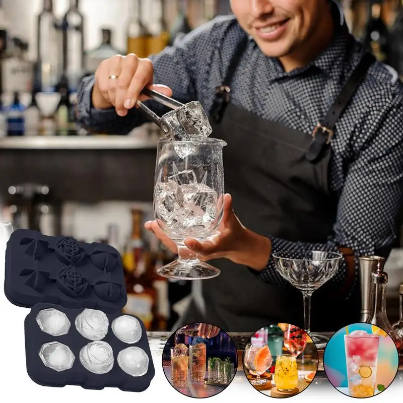 Rose Ice Ball Tray Whiskey Ice Ball Mold Rose Shaped 6 Holes Flower Freezing Cream Making Tool For Chilling Whiskey Cocktails
Rose Ice Ball Tray Whiskey Ice Ball Mold Rose Shaped 6 Holes Flower Freezing Cream Making Tool For Chilling Whiskey Cocktails