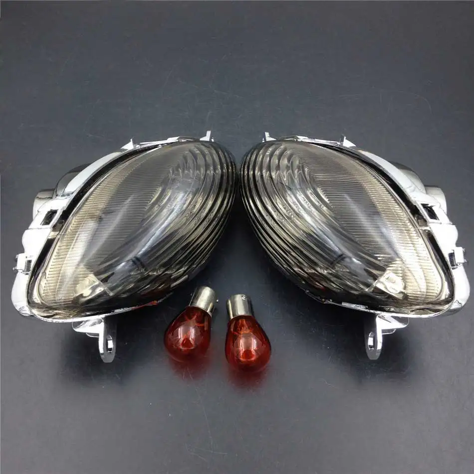 For 1999-2007 01 02 03 04 05 06 Suzuki Hayabusa GSX1300R Motorcycle Turn Signals with bulbs Light Smoke / Clear
For 1999-2007 01 02 03 04 05 06 Suzuki Hayabusa GSX1300R Motorcycle Turn Signals with bulbs Light Smoke / Clear