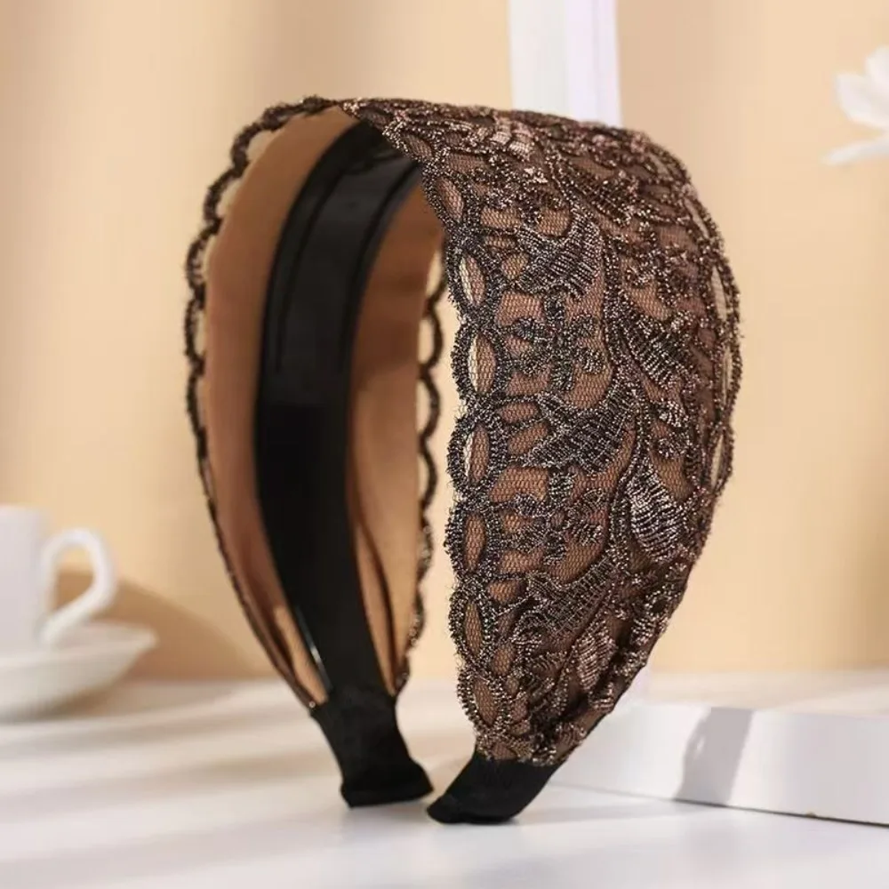 Elastic Mesh Flower Headband Non Slip Eliminate Hassle Wide Edge Hair Hoop Hide White Hair Hollow Mother Lace Hairbands Party
Elastic Mesh Flower Headband Non Slip Eliminate Hassle Wide Edge Hair Hoop Hide White Hair Hollow Mother Lace Hairbands Party