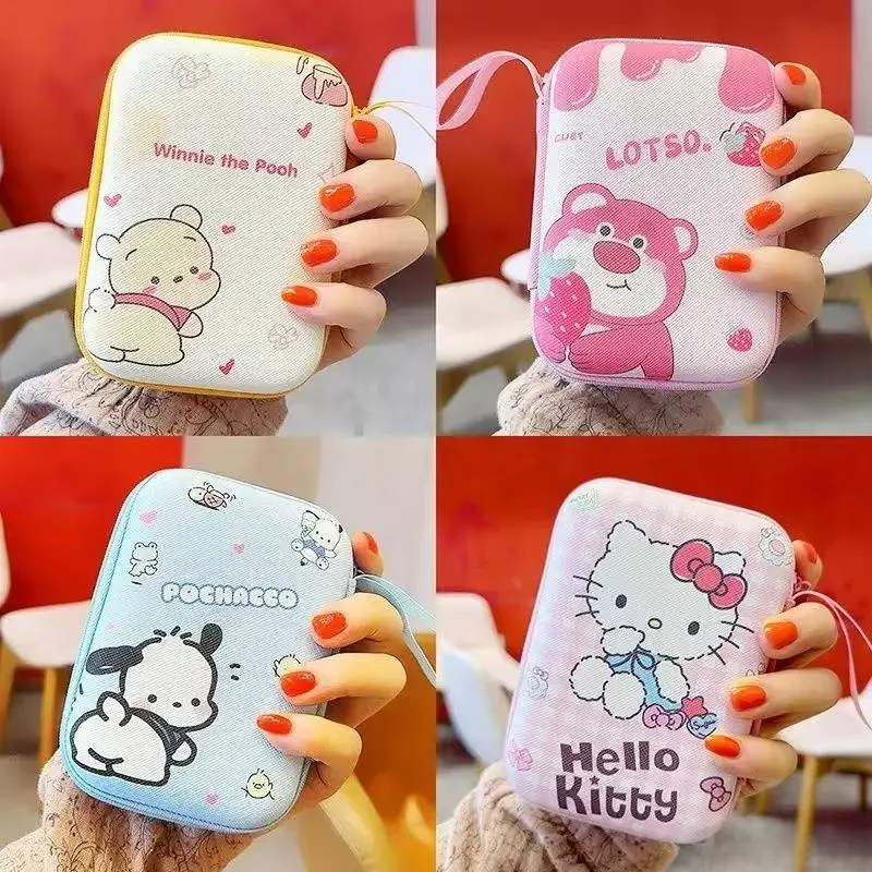 Cartoon Sanrio HelloKitty Data Cable Storage Bag Kuromi Portable Charger Earphone Coin Sorting Case Pochacco Organizer Carry Box
Cartoon Sanrio HelloKitty Data Cable Storage Bag Kuromi Portable Charger Earphone Coin Sorting Case Pochacco Organizer Carry Box