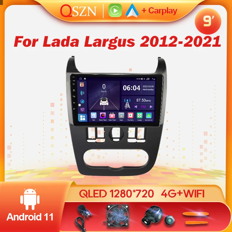 9'' Autoradio Carplay 2 Din Stereo Wireless For LADA Largus 2012-2021 Car Multimedia Player GPS Navigation Head Unit Bluetooth
9'' Autoradio Carplay 2 Din Stereo Wireless For LADA Largus 2012-2021 Car Multimedia Player GPS Navigation Head Unit Bluetooth