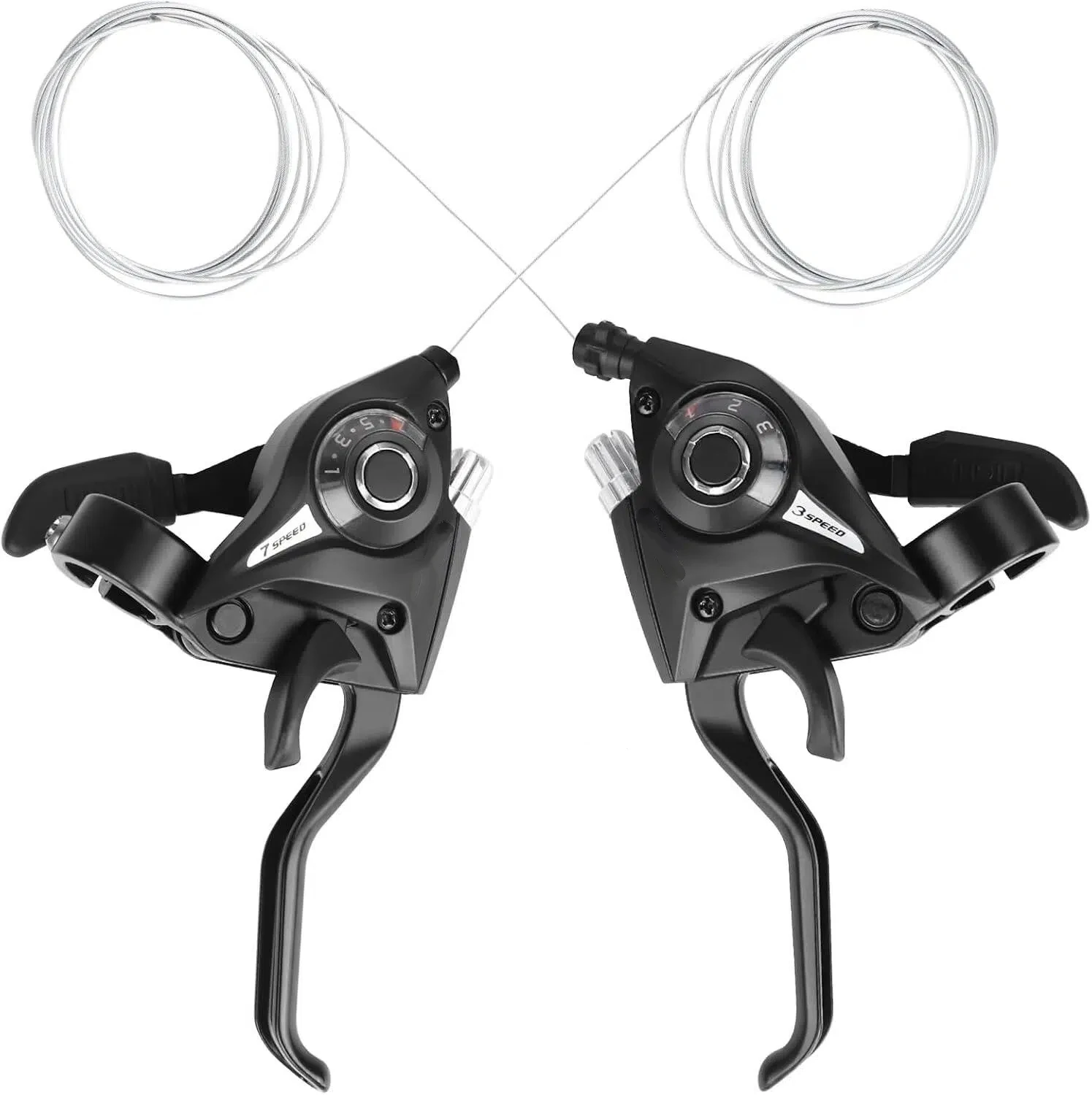 Велосипедный тормозной рычаг переключения передач 3x7 комбинированный 21-скоростной рычаг переключения передач индикатор V тормозной трос для шоссейного велосипеда Moutain
Велосипедный тормозной рычаг переключения передач 3x7 комбинированный 21-скоростной рычаг переключения передач индикатор V тормозной трос для шоссейного велосипеда Moutain